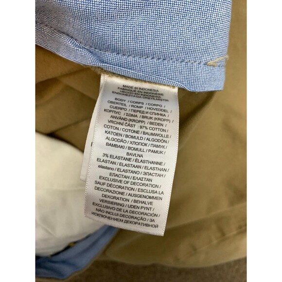 Polo Ralph Lauren Shorts Mens 38 Classic Fit Stretch Chino Pre-Washed Preppy - Picture 8 of 9